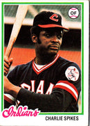 1978 Topps Charlie Spikes