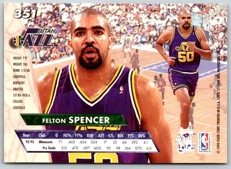 1993 Ultra Felton Spencer