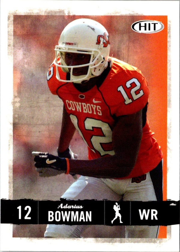 2008 SAGE HIT Adarius Bowman #42