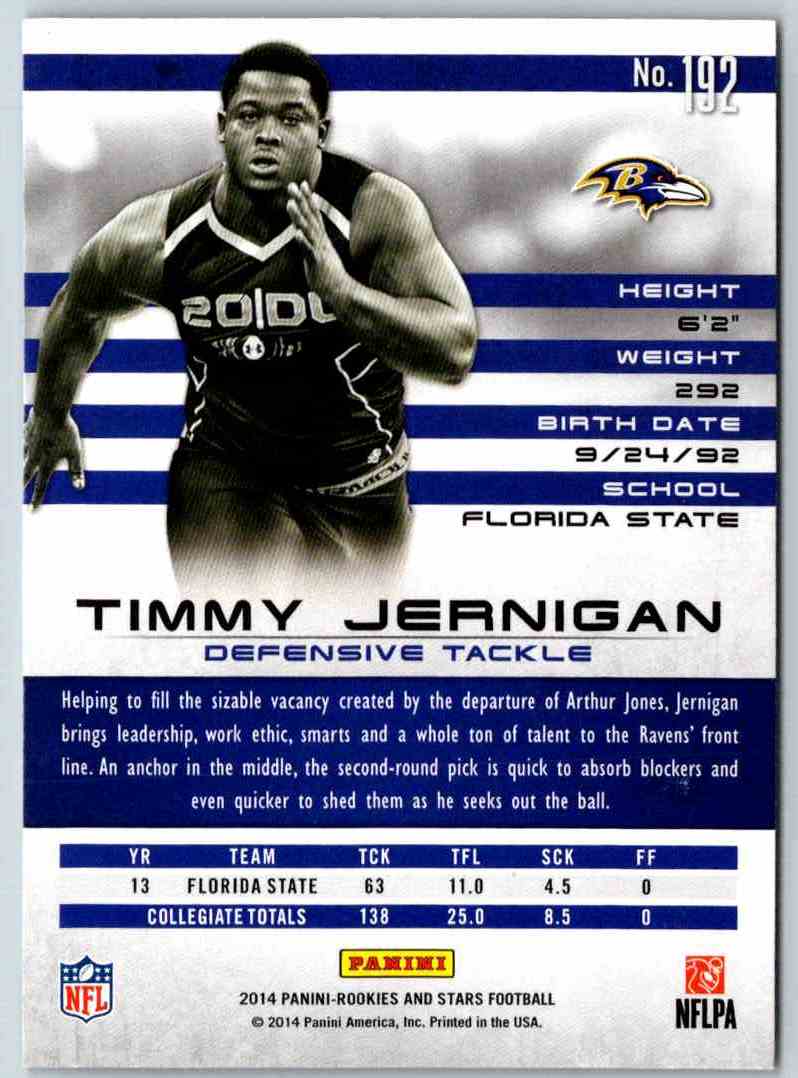 2014 Panini Rookies And Stars Timmy Jernigan