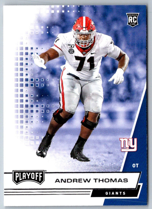 2020 Panini Contenders Playoff Ticket Andrew Thomas #156