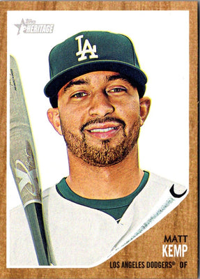 2011 Topps Heritage Matt Kemp #108