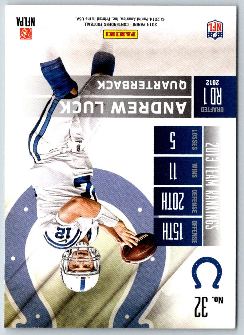 2014 Panini Contenders Andrew Luck