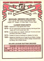 1981 Donruss Mick Kelleher #513