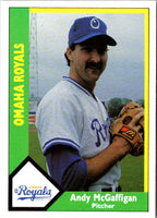 1990 CMC Omaha Royals Andy McGaffigan #10