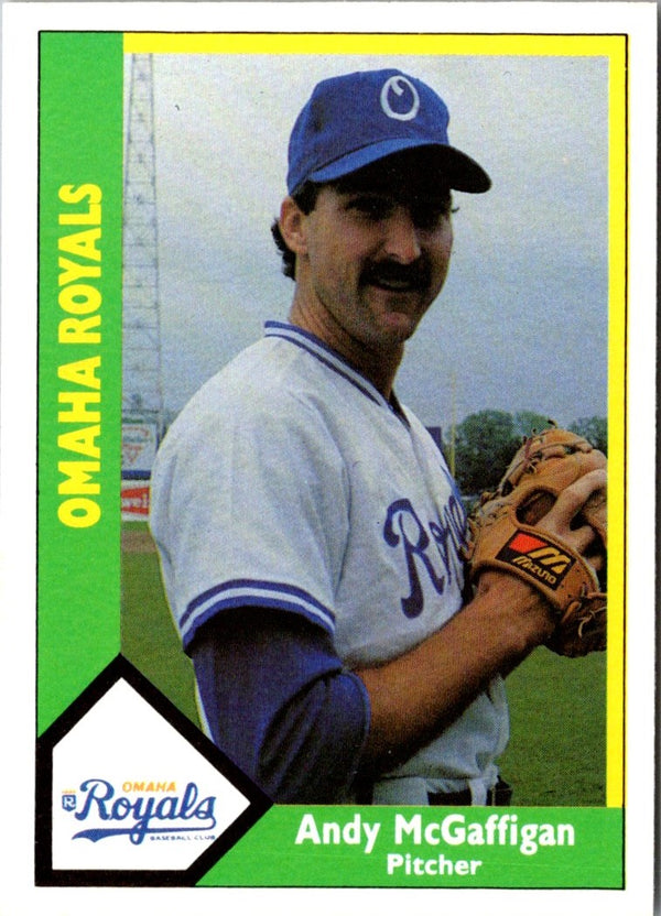 1990 CMC Omaha Royals Andy McGaffigan #10