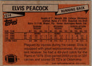 1981 Topps Elvis Peacock