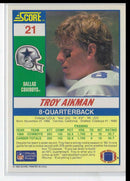 1990 Fleer Troy Aikman