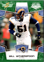2008 Score Super Bowl XLIII Will Witherspoon #297