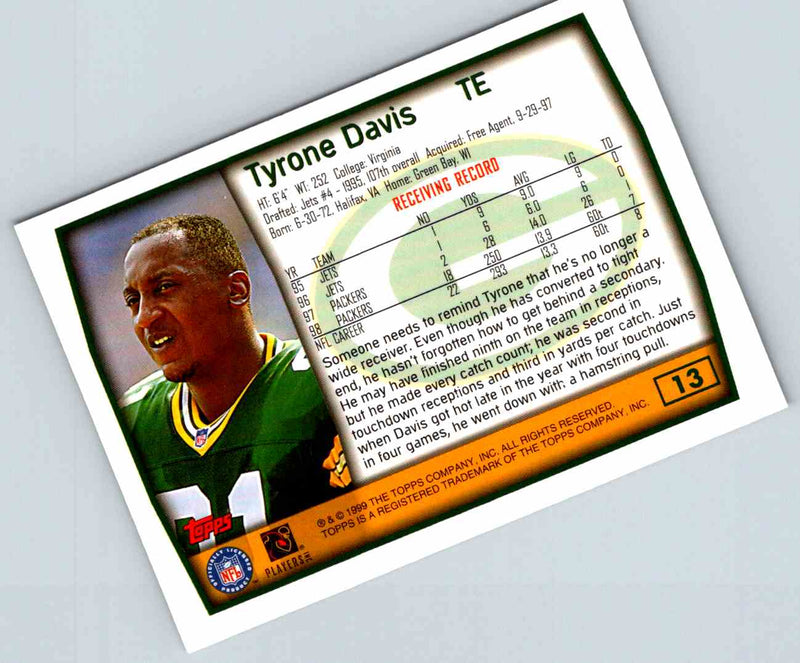 1999 Topps Tyrone Davis