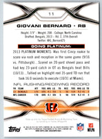 2014 Topps Platinum Giovani Bernard #11
