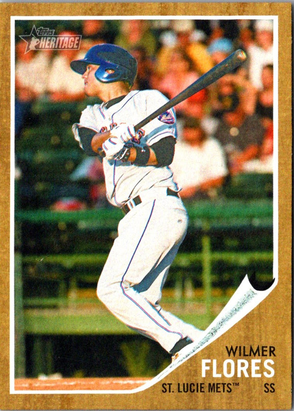 2011 Topps Heritage Minor League Wilmer Flores #112