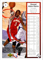 2002 UD Authentics Shareef Abdur-Rahim #1
