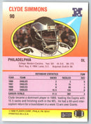 1990 Fleer Clyde Simmons