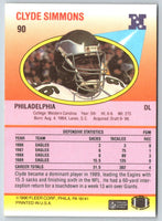 1990 Fleer Clyde Simmons #90