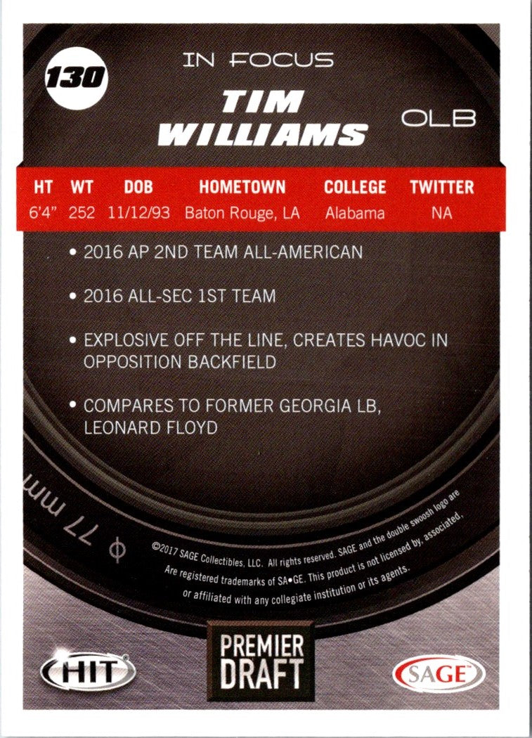 2017 SAGE HIT Tim Williams