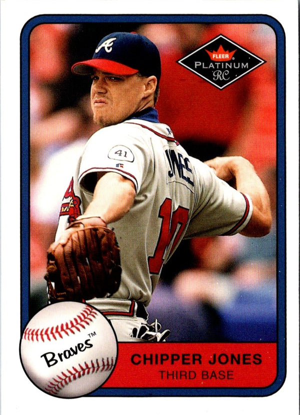 2001 Fleer Platinum Chipper Jones #338