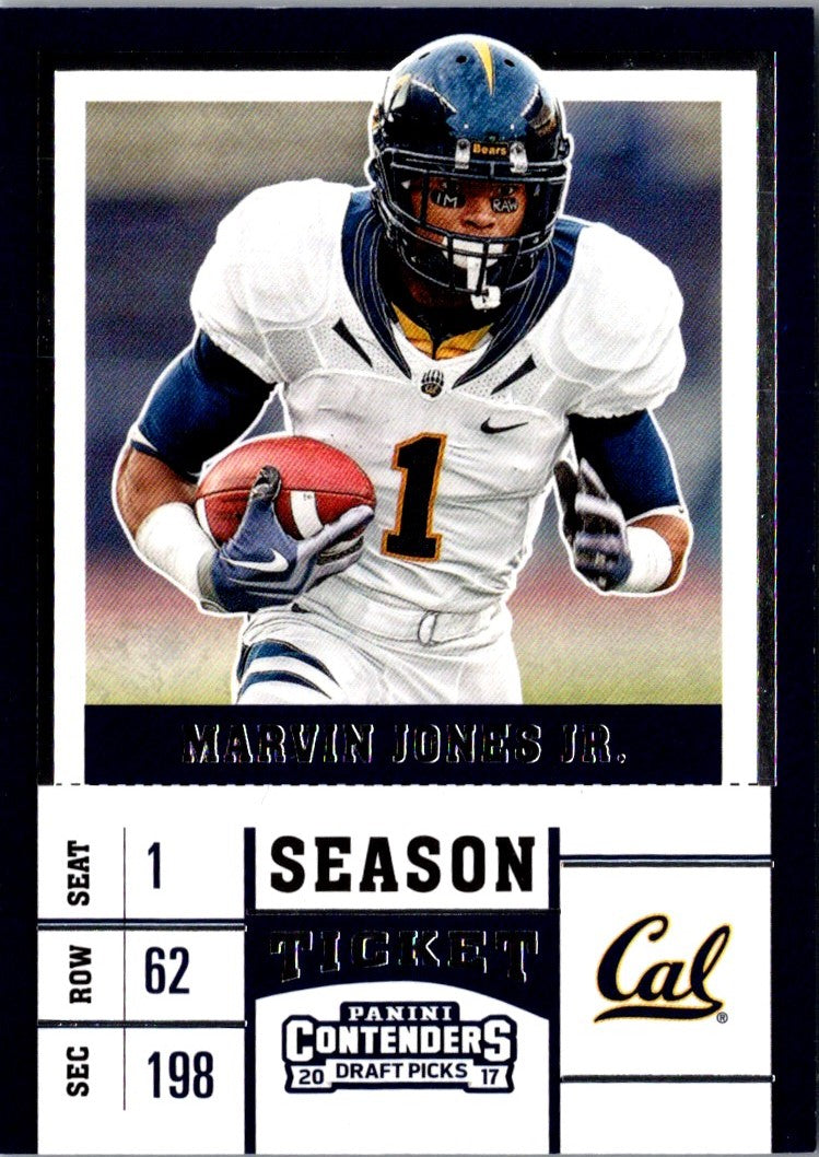 2017 Panini Contenders Draft Picks Marvin Jones Jr.