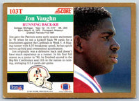 1991 Score Jon Vaughn #103T
