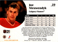1991 Pro Set French Joe Nieuwendyk #29