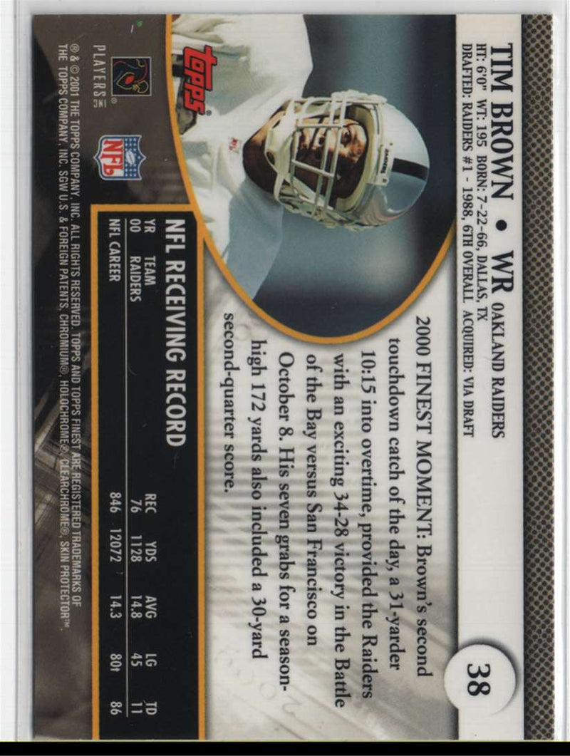 2001 Finest Tim Brown