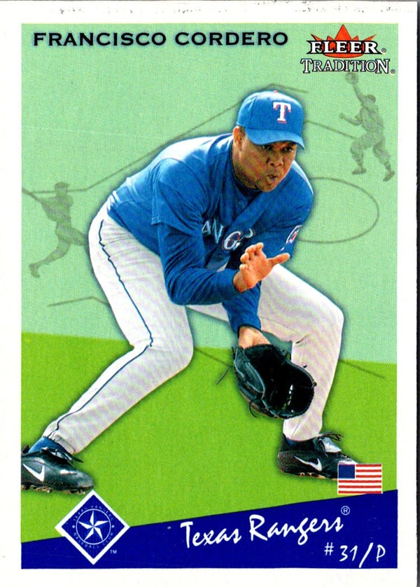 2002 Fleer Tradition Update Francisco Cordero #U123