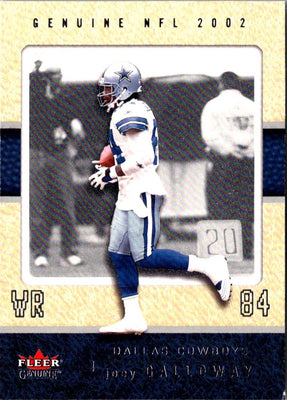 2002 Fleer Genuine Joey Galloway #91