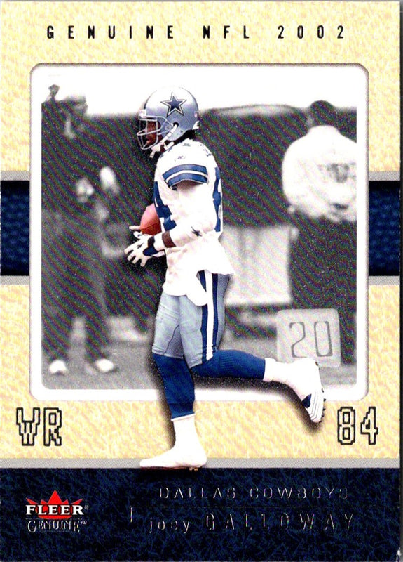 2002 Fleer Genuine Joey Galloway #91