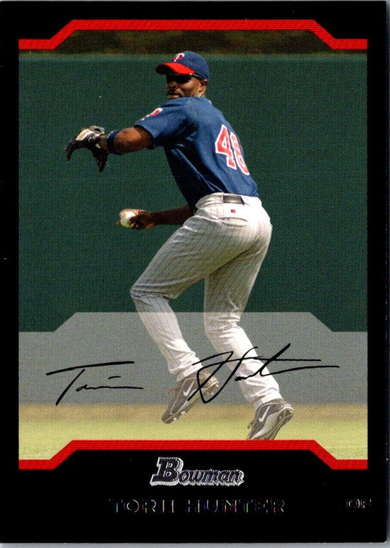 2004 Bowman Torii Hunter #87