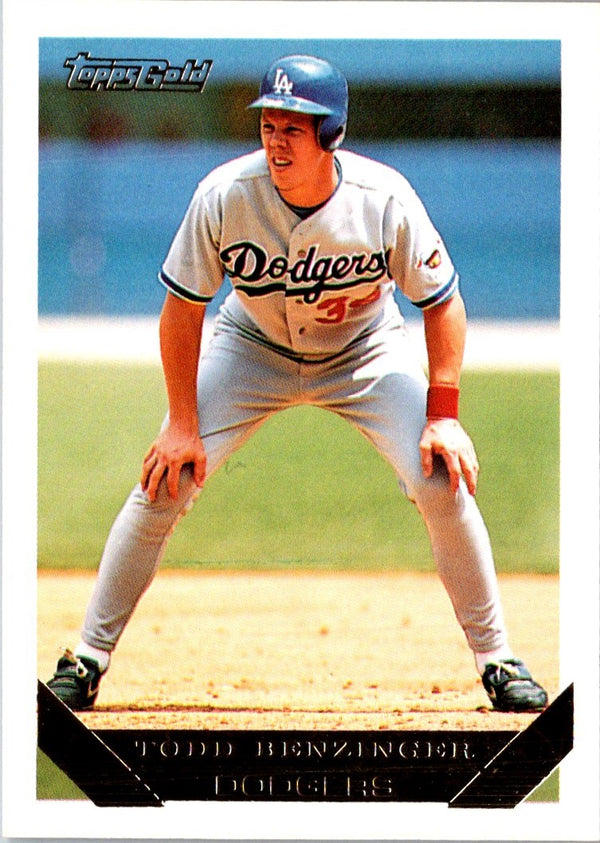 1993 Topps Gold Todd Benzinger #620