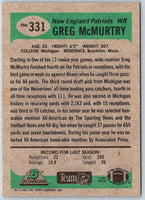 1991 Bowman Greg McMurtry #331