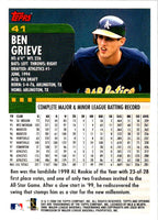 2000 Topps Opening Day Ben Grieve #41