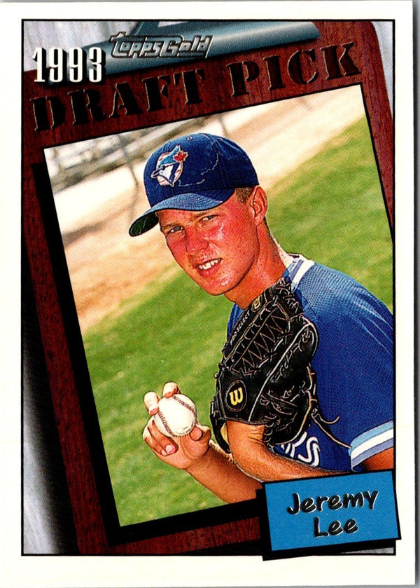 1994 Topps Jeremy Lee #206 Rookie