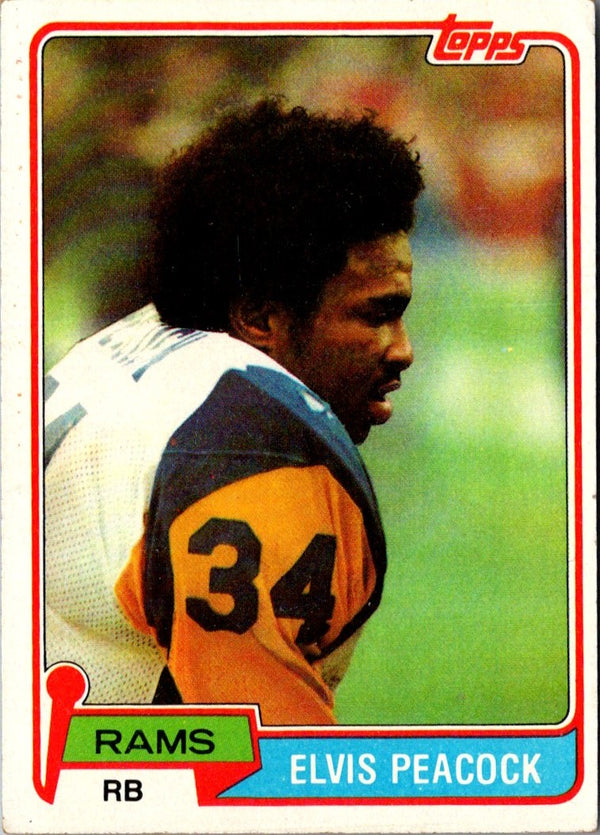 1981 Topps Elvis Peacock #514 Rookie NM-MT