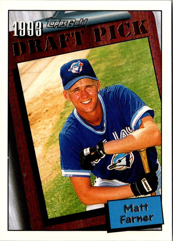 1994 Topps Matt Farner #203 Rookie