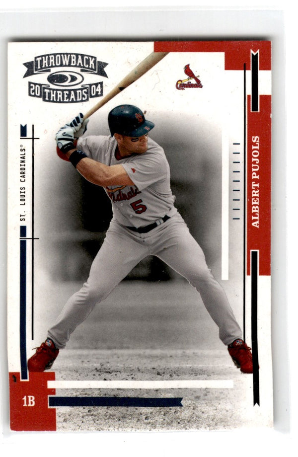 2004 Donruss Throwback Threads Albert Pujols #176