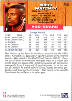1993 Hoops Chris Whitney #406 Rookie