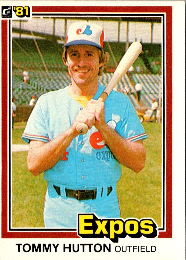 1981 Donruss Tommy Hutton #93