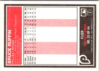 1987 Fleer Hottest Stars Bruce Ruffin #33