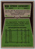 1975 Topps Spider Lockhart #227