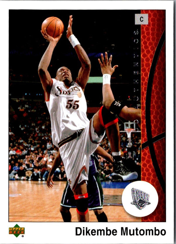 2002 UD Authentics Dikembe Mutombo #50