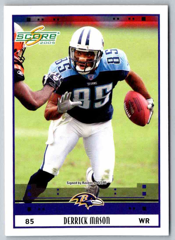 1995 Score Derrick Mason #286