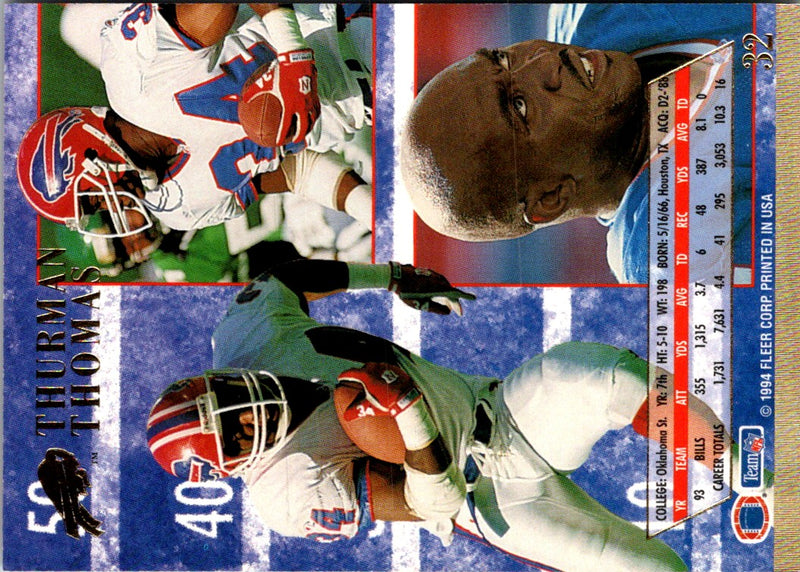 1994 Ultra Thurman Thomas