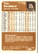 1983 Fleer Tim Stoddard