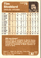 1983 Fleer Tim Stoddard #75
