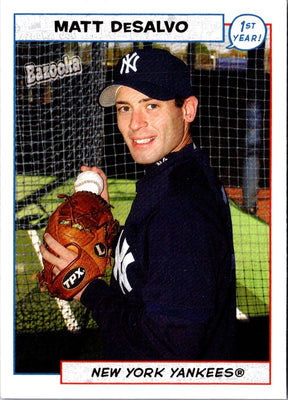 2005 Bazooka Matt DeSalvo #201 Rookie