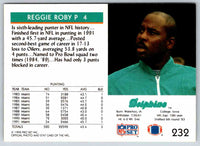 1992 Proset Reggie Roby #232