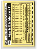 1990 Topps Tiffany Mark Eichhorn