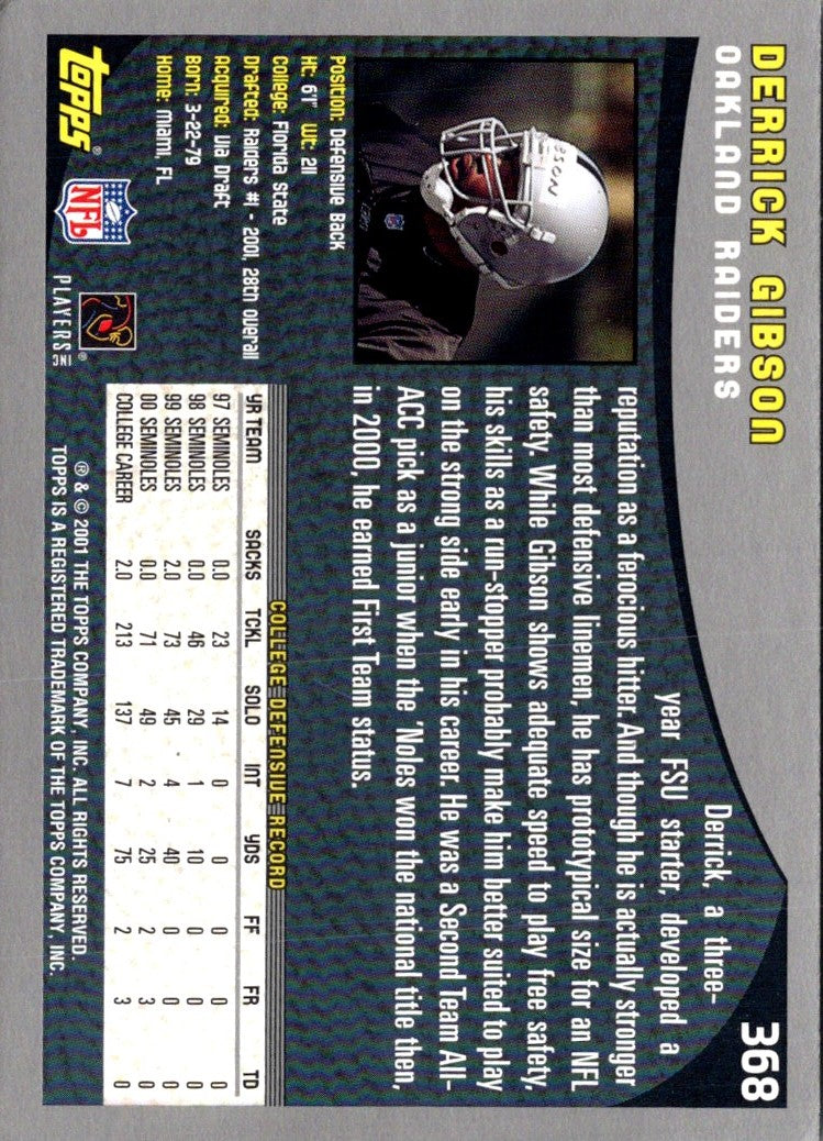 2001 Topps Derrick Gibson