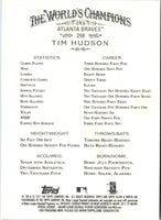 2011 Topps Allen & Ginter Tim Hudson #259